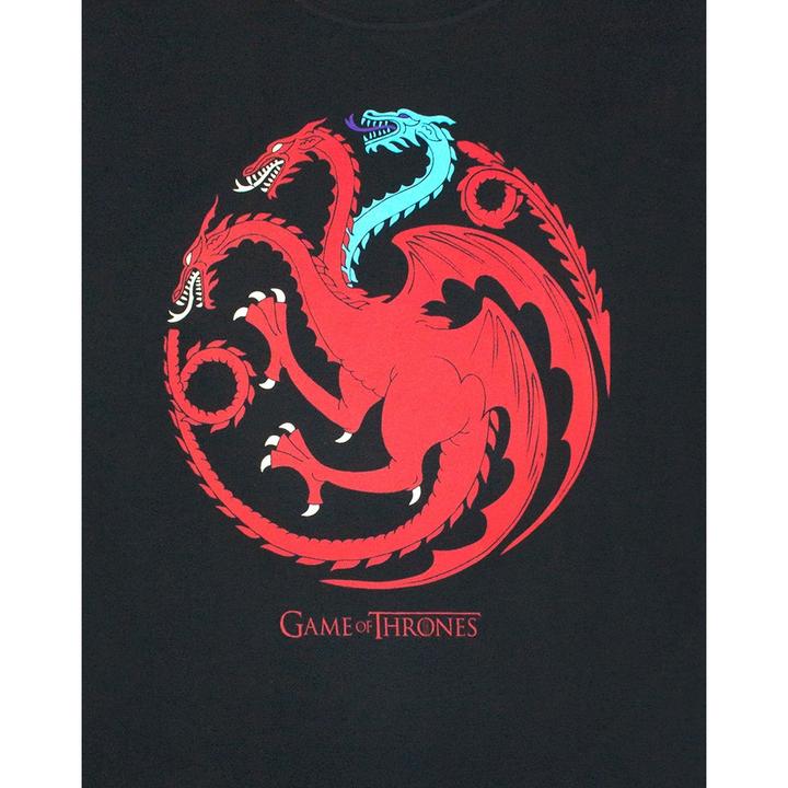 Immagine prodotto Game of Thrones Maglietta con i draghi del ghiaccio e del fuoco (XXL)