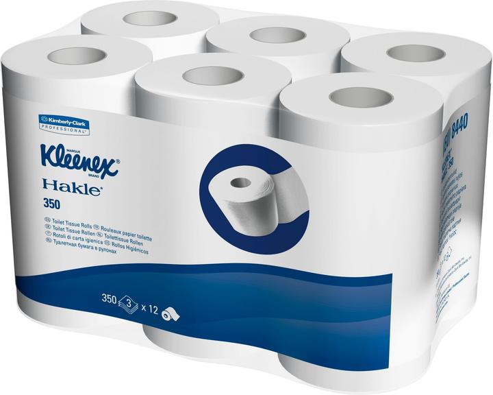Actual product image Kimberly-Clark Toilet paper Kleenex® Hakle® 350, 3-ply, 36 rolls (36 pcs.)