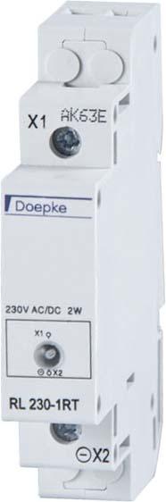 Produktbild Doepke DOEP RL 230-1RT Leuchtmelder / Signalleuchte RL 230-1RT (Rot
