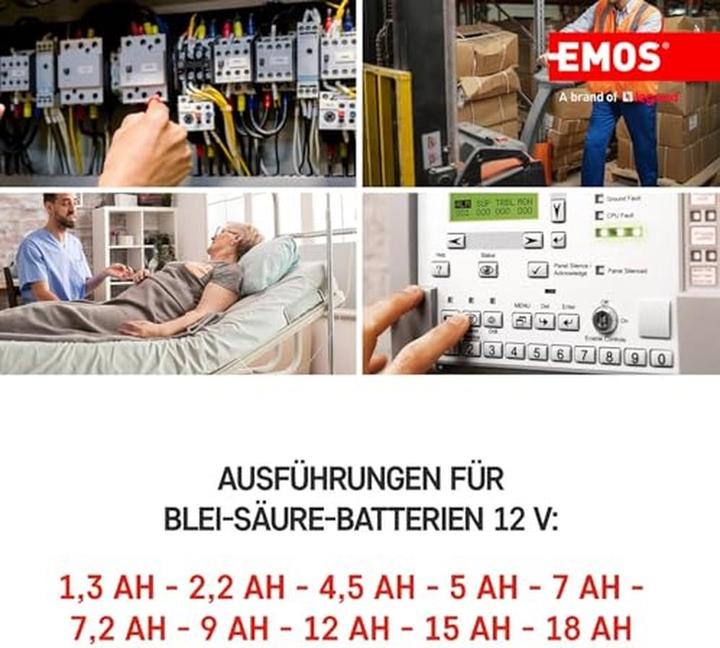 Produktbild Emos Wartungsfreier Blei-Akku 12 V/40 Ah M6