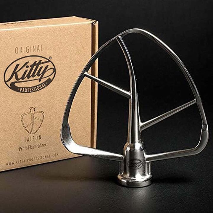 Produktbild Kitty Professional Profi-Flachrührer "Taifun" kompatibel mit KitchenAid 4,3 und 4,8 Liter