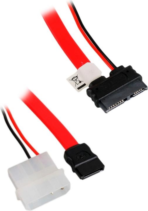 Produktbild Akasa SATA 2 Kombokabel (Daten und Strom) 20cm