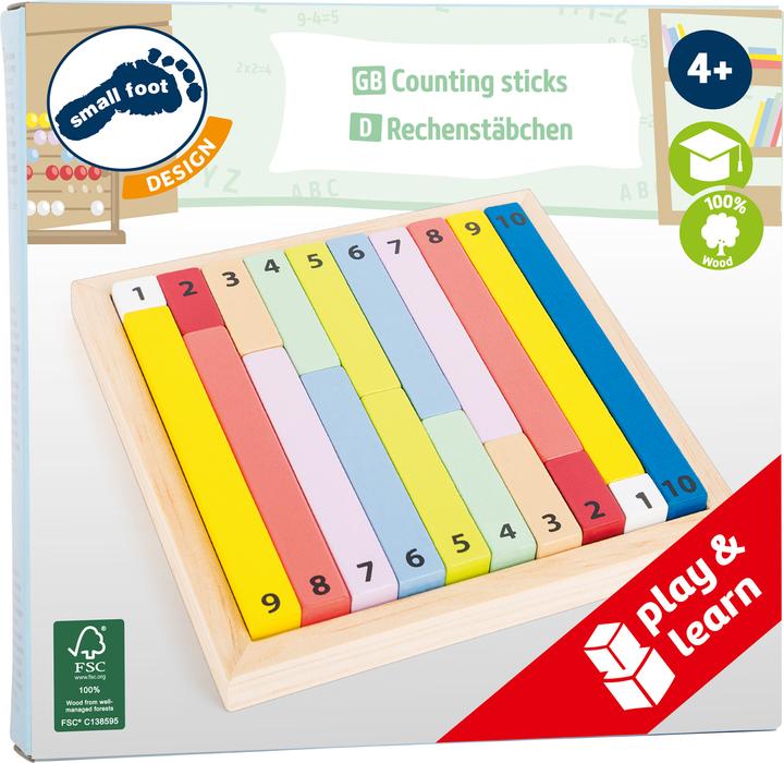 Produktbild small foot Rechenstäbchen Educate (Deutsch, Französisch, Italienisch, Englisch, Schweizerdeutsch)