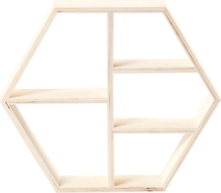 Produktbild Creativ Company Holzregal 6-eck