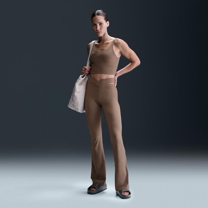 Nike Zenvy Dri-FIT Costine Scollo Alto Vita Svasati (XXL)