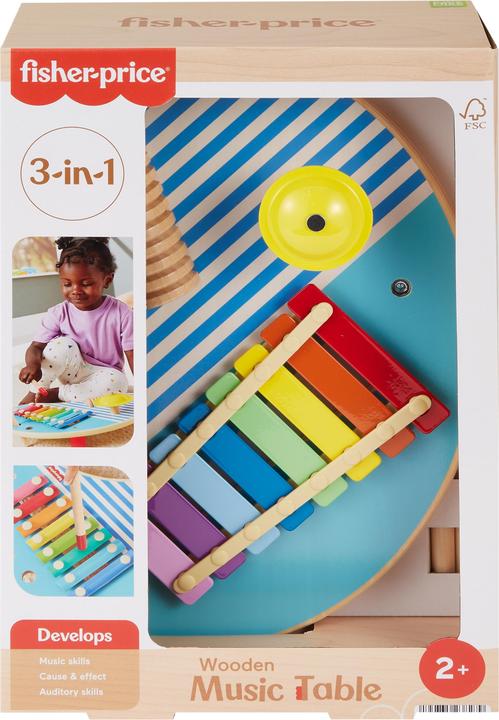 Produktbild Fisher-Price Musiktisch aus Holz (Multilingual)