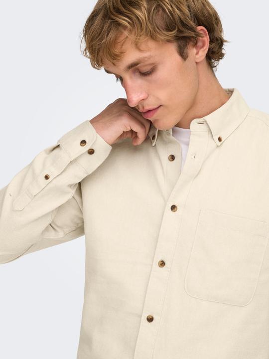 Immagine prodotto Only & Sons Camicia a maniche lunghe a tinta unita (XL)