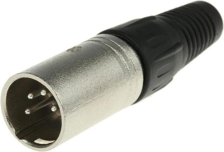 Produktbild RS PRO Kabelstecker XLR vernickelt 4-polig