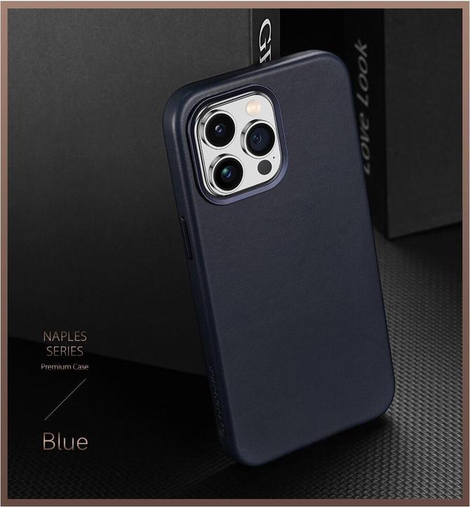 Produktbild Dux Ducis Naples Series Echtleder Hülle (Apple iPhone 14 Pro Max)