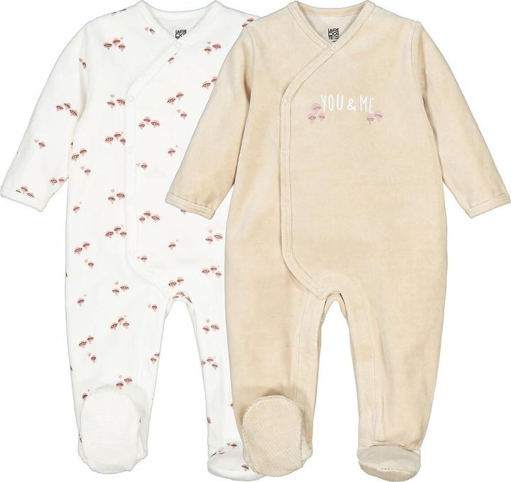 Produktbild La Redoute Collections 2er-Pack Strampler (74)