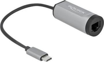 Image du produit Delock Adaptateur réseau (USB-C, RJ45 Gigabit Ethernet (1x))