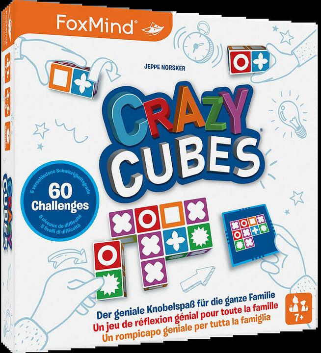 Immagine prodotto Foxmind Crazy Cubes (mult) (Francese, Italiano, Tedesco, 1 - 4 Giocatori)