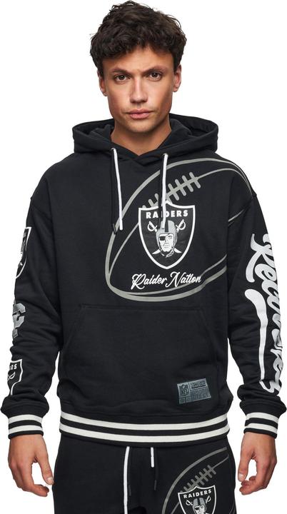 Actual product image Recovered Re:covered Fleece Hoody - PATCHES Las Vegas Raiders - 3XL (3XL)