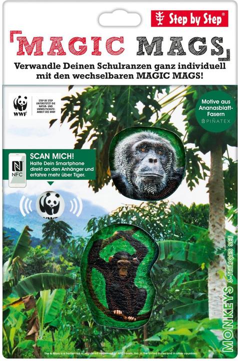 Actual product image Step by Step School Backpack Accessories Set Magic Mags