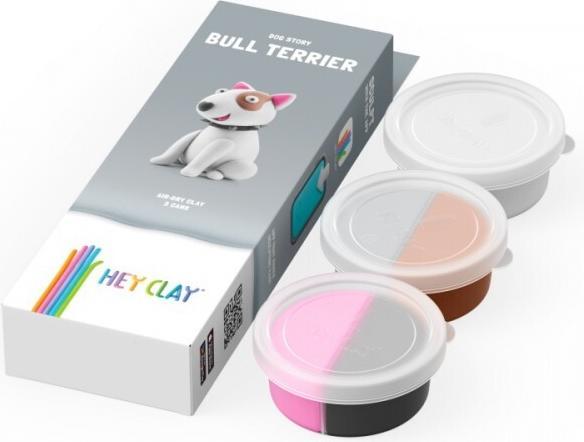 Actual product image Hey Clay – Bullterrier-Hund