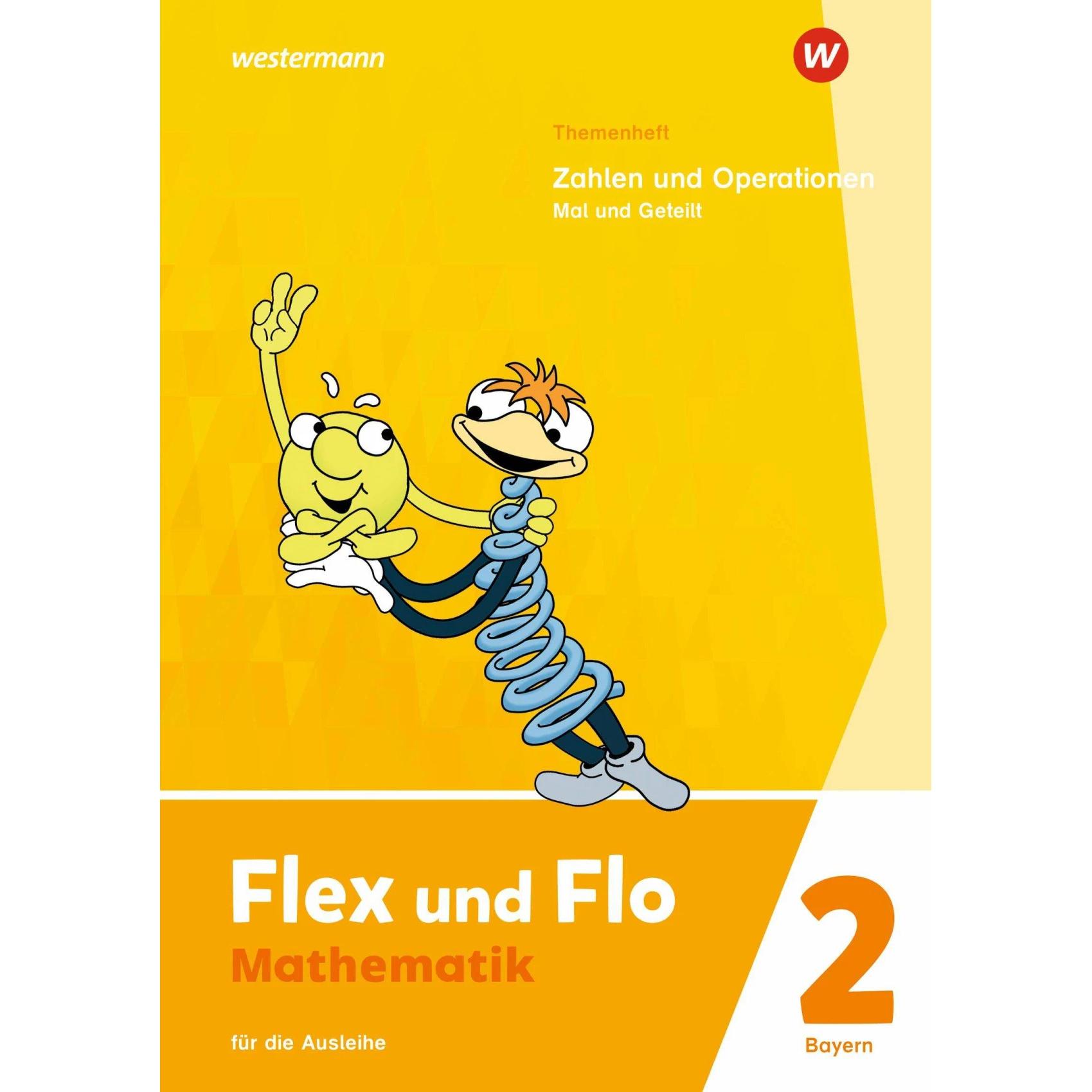 Thumbnail - Flex und Flo 1. Themenheft Zahlen und Operationen: Mal und Geteilt. Für die Ausleihe. Für Bayer, Schulbücher