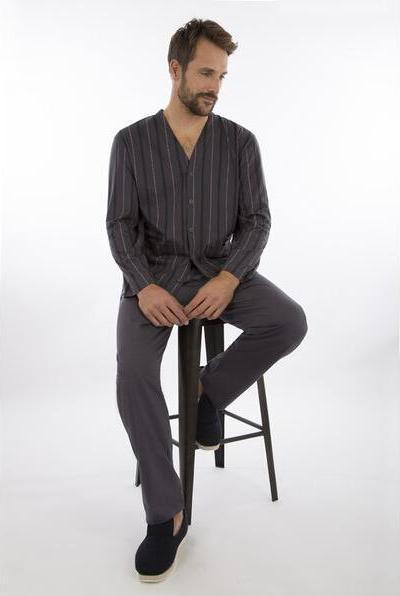 Produktbild Armor Lux Pyjama mit offenem V-Ausschnitt (M)