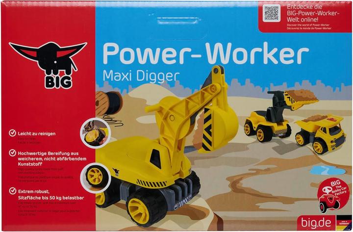 Produktbild BIG Baggerfahrzeug: Power-Worker Maxi-Digger