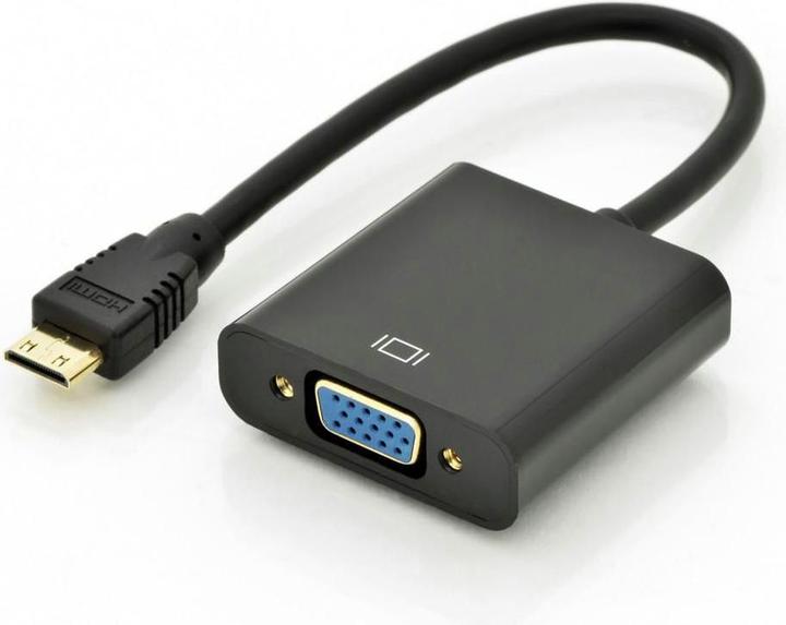 Produktbild Mercodan Mini HDMI: Han - VGA: Hun (VGA)