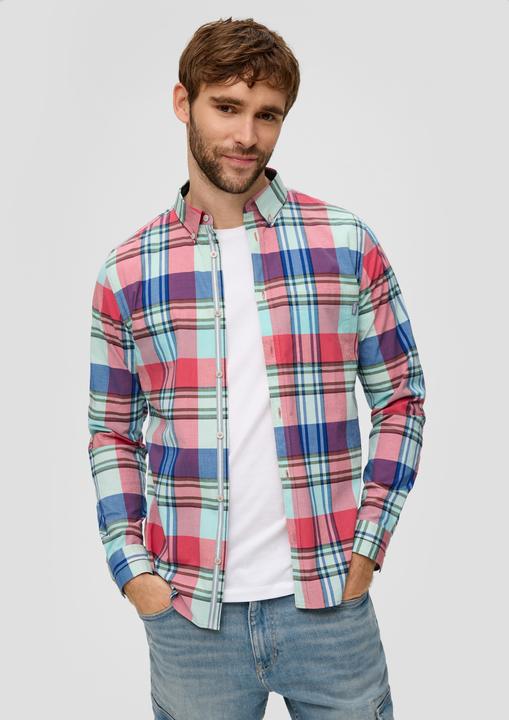 Immagine prodotto s.Oliver Hemd Kariertes Hemd im Slim Fit (L)
