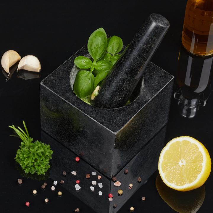 Image du produit Relaxdays Mortier avec pilon, carré