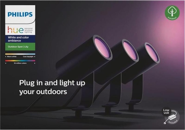 Image du produit Philips Hue Lily Basic Set (DE Connecteur) (640 lm, IP65)