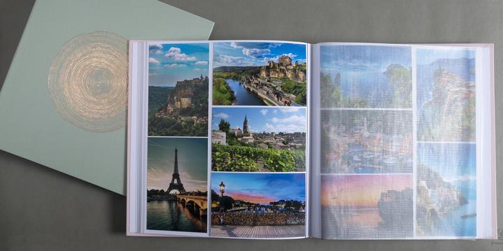 Actual product image Exacompta Photo album Ellipse, 290 x 320 mm, green (10 x 15 cm)