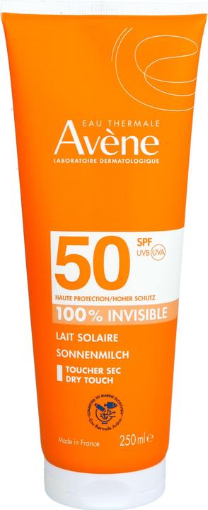 Actual product image Avène Sun milk (Suntan lotion, SPF 50, 250 ml)