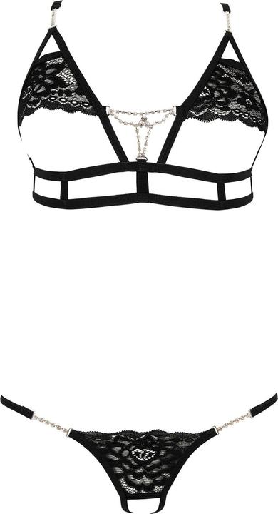 Produktbild Anais Apparel 2tlg. Set in schwarz (L)