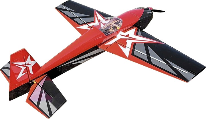 Produktbild AJ Aircraft Slick 540 51" ARF Rot/Schwarz Kunstflugmodell (Kunstflug)