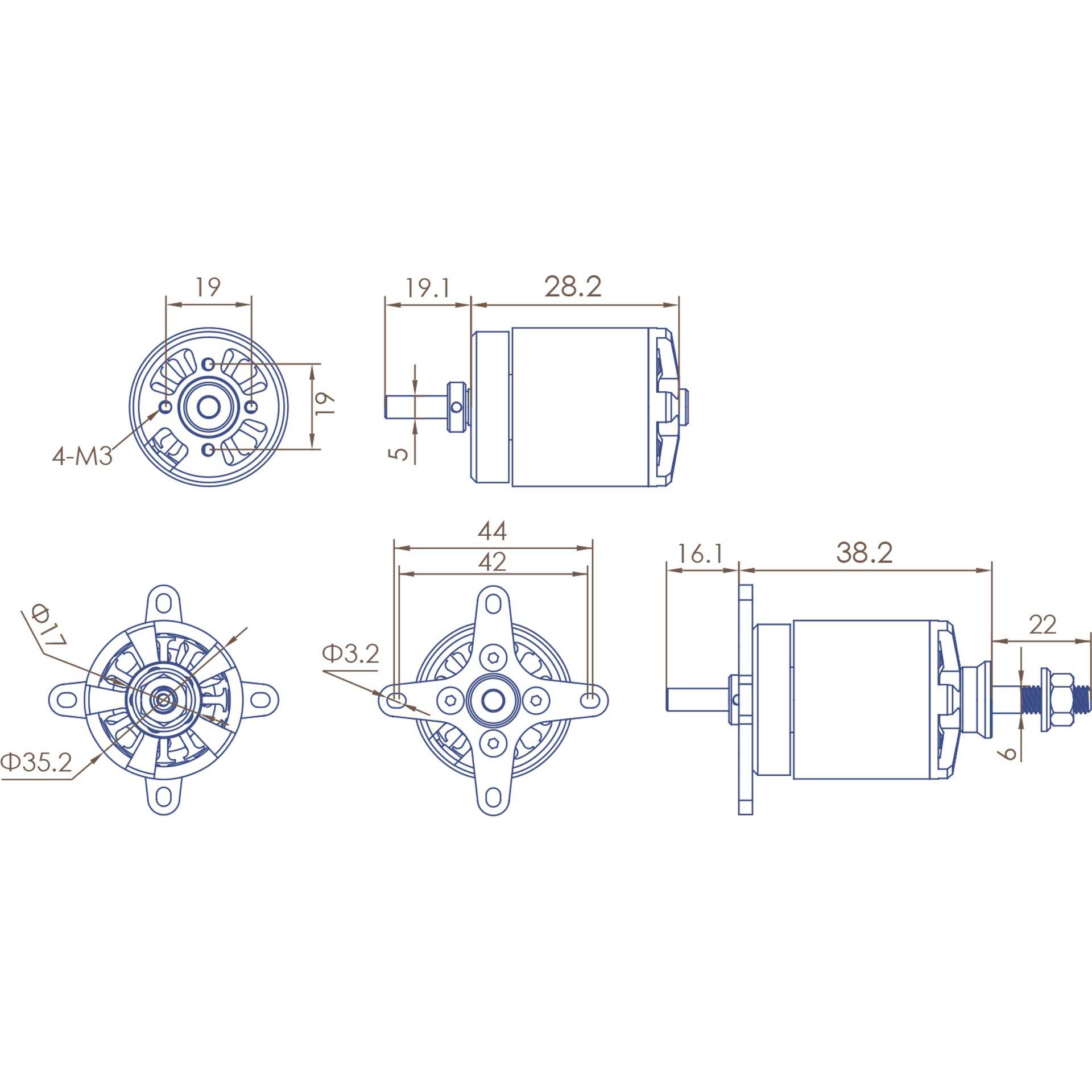 Thumbnail - Planet-Hobby joker 3530-11 v3 1200 kv brushless motor