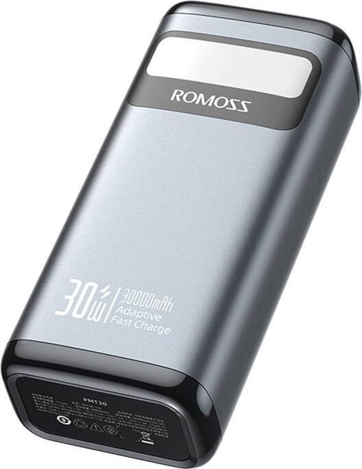 Immagine prodotto Romoss Powerbank PMT30 30000mAh 30W (black) (30000 mAh, 30 W, 111 Wh)