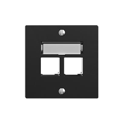 Actual product image Feller Mounting set Easynet straight empty black