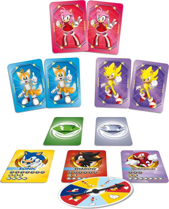 Actual product image Lisciani Sonic 2 In 1 Card Games In A Backpack