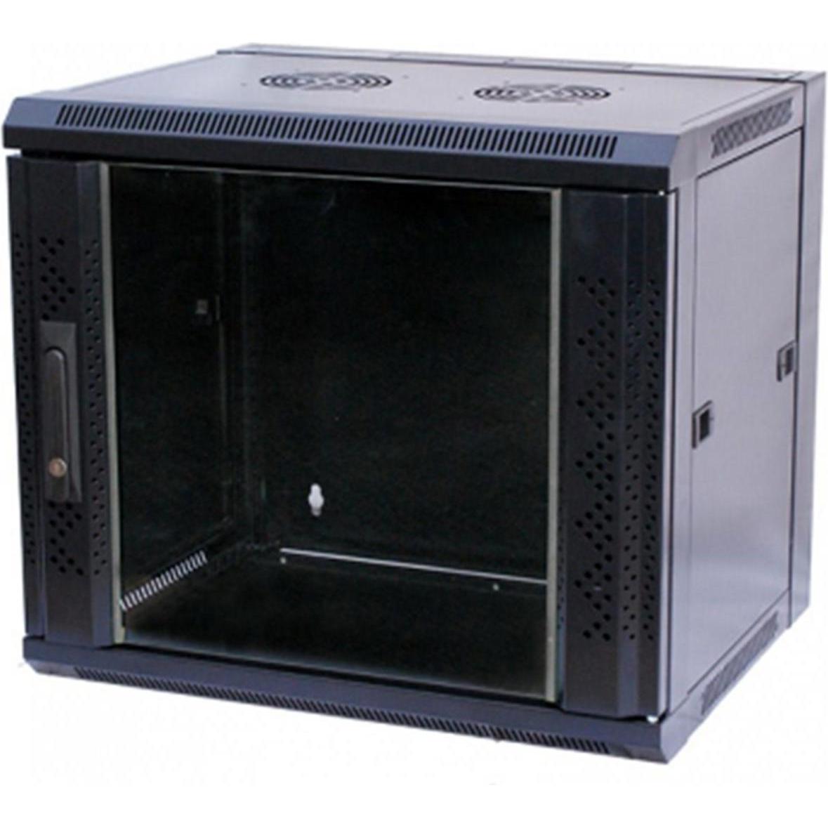 Value Wandgehäuse (18 HE, 19 Zoll Rack), Serverschrank, Schwarz