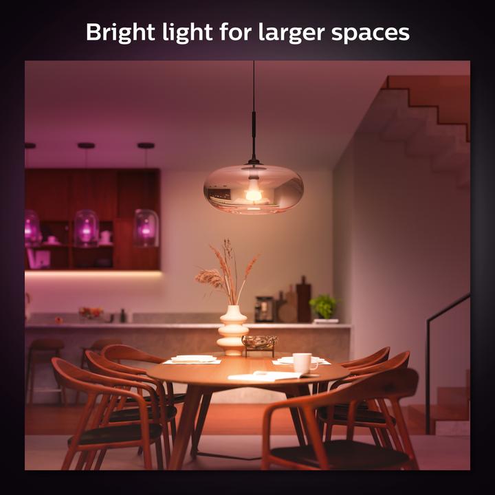 Actual product image Philips Hue White & Color Ambiance BT (E27, 13.50 W, 1600 lm, 1 x, F)