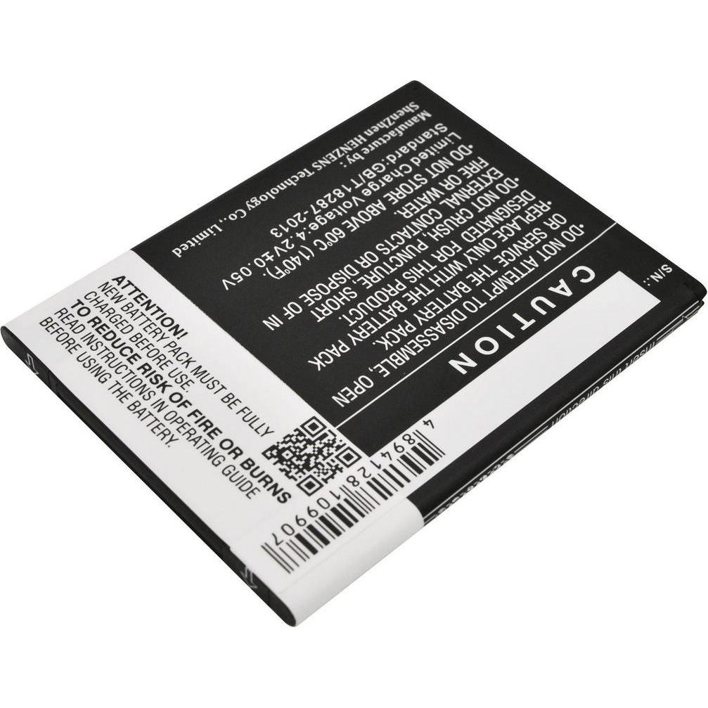 CoreParts Mobile Battery for KAZAM (Akku), Mobilgerät Ersatzteile, Schwarz