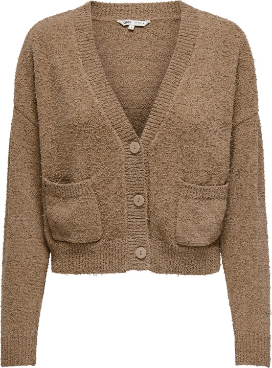 Actual product image Only V-neck Ribbed cuffs Drop shoulder Cardigan Cardigan (L)