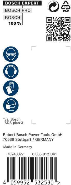 Productafbeelding Bosch Professional Zubehör Expert SDS plus-7X hamerboor, 6 x 50 x 115 mm, 30 stuks. (6 millimeter)