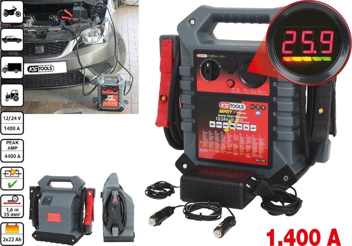 Produktbild KS Tools Energiestation Booster (4400 A, 22000 mAh)