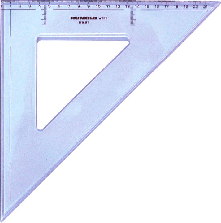 Image du produit Rumold Dessin triangle 45 32 cm (21 cm, Matières plastiques)