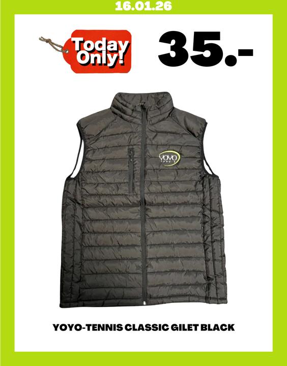 Actual product image Yoyo Tennis Yoyo-Tennis Classic Gilet Black