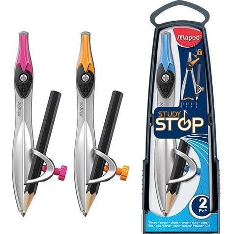Maped Study Stop Zirkel + Bleistift, Compasso