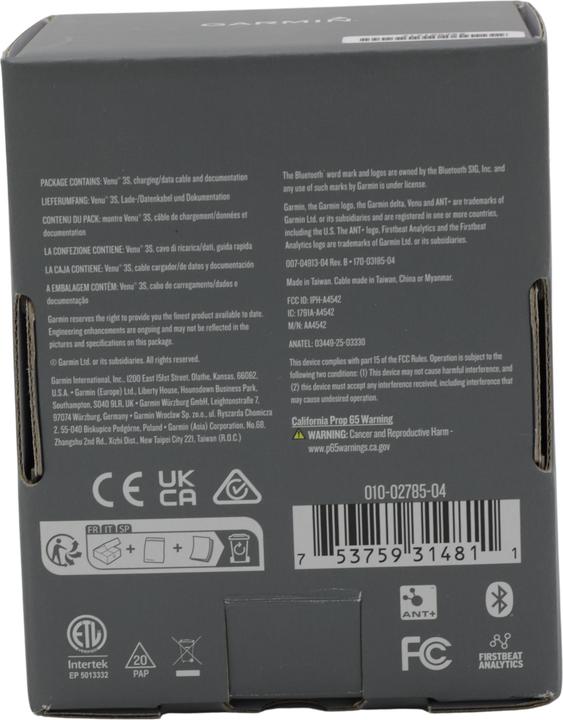 Produktbild Garmin Venu 3S (41 mm, nur WLAN)