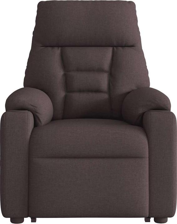 Produktbild VidaXL Elektrischer Massagesessel mit Aufstehhilfe Dunkelbraun Stoff