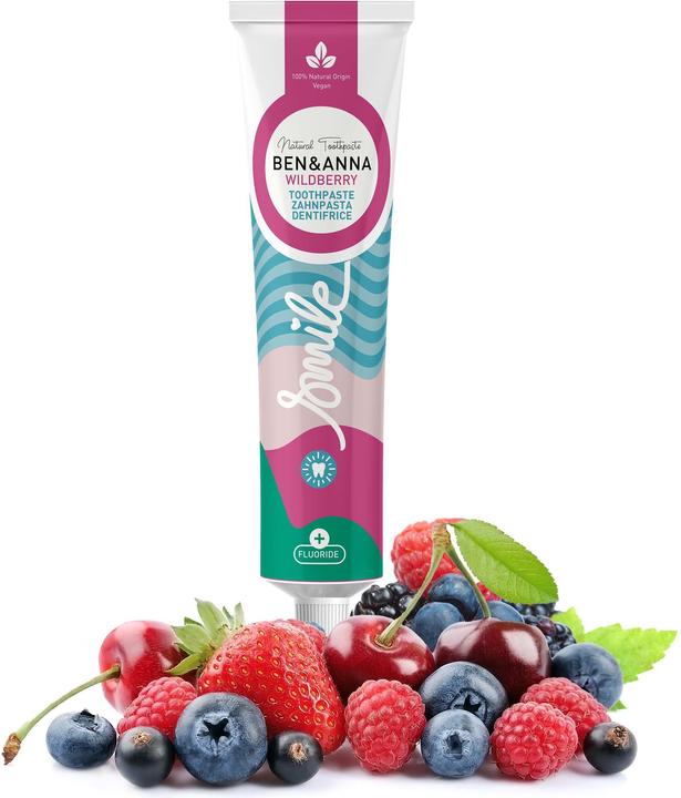 Immagine prodotto Ben & Anna BEN&ANNA Natural Dentifricio naturalna pasta do zębów Wildberry 75ml (75 ml)