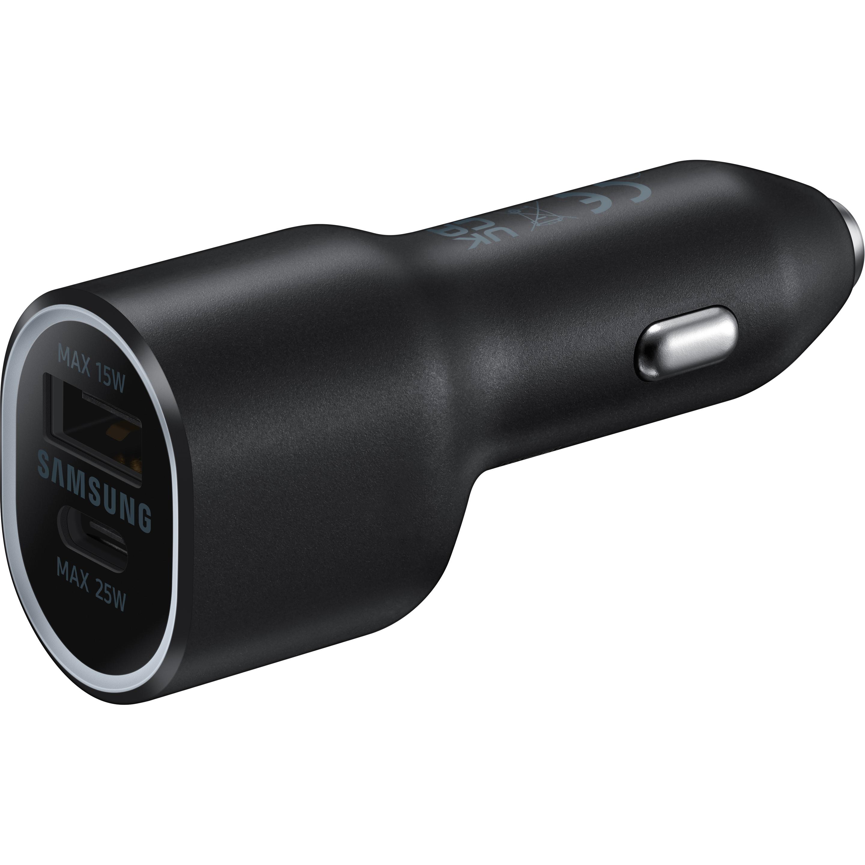 Thumbnail - Samsung Dual Car Charger, Auto Adapter, Schwarz