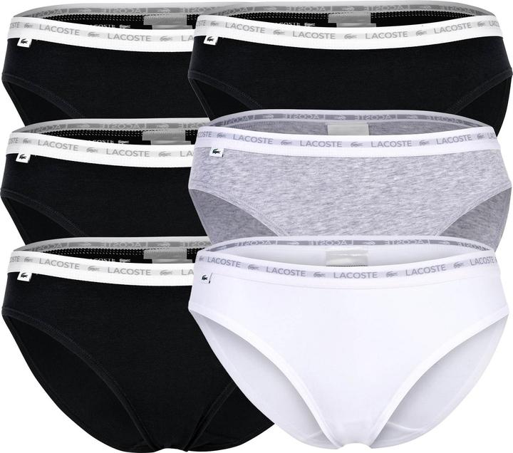 Immagine prodotto Lacoste 6-pack Stretch Cotton logo briefs (M, confezione da 6)