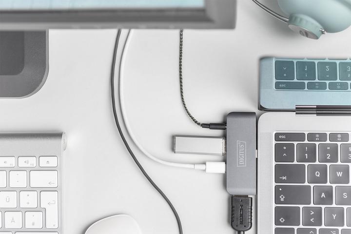 Produktbild Digitus USB-C Mobile Dock (USB-C, 4 Ports)