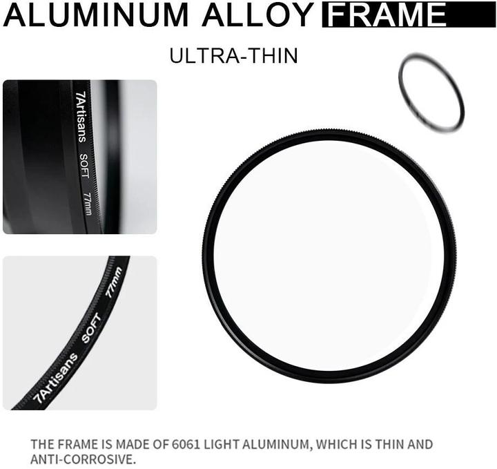 Image du produit 7artisans Filtre d'objectif SOFT - 82 mm (82 mm, Filtre de diffusion)